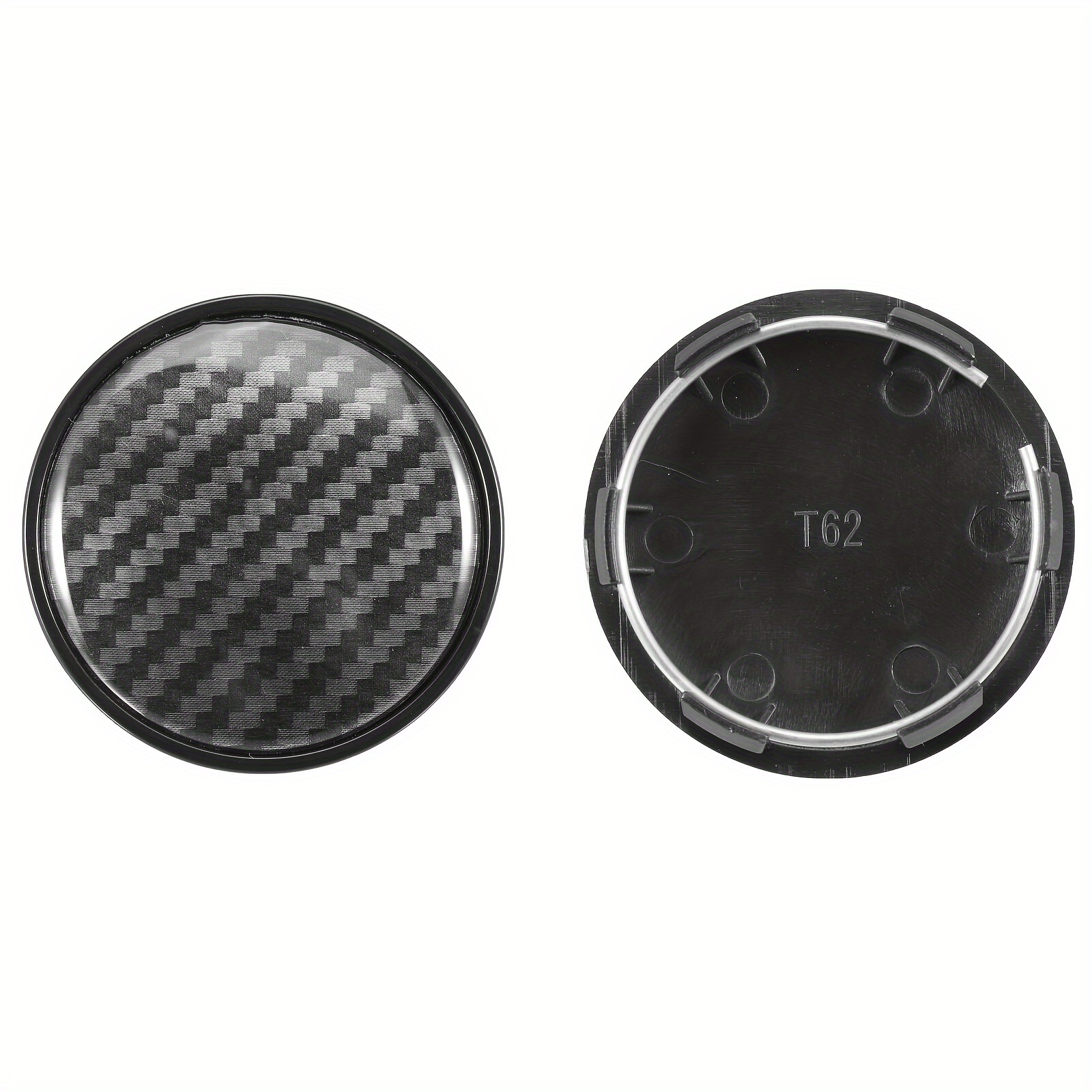 4pcs 58mm 62mm wheel center hub caps hubcaps covers universal for car black
