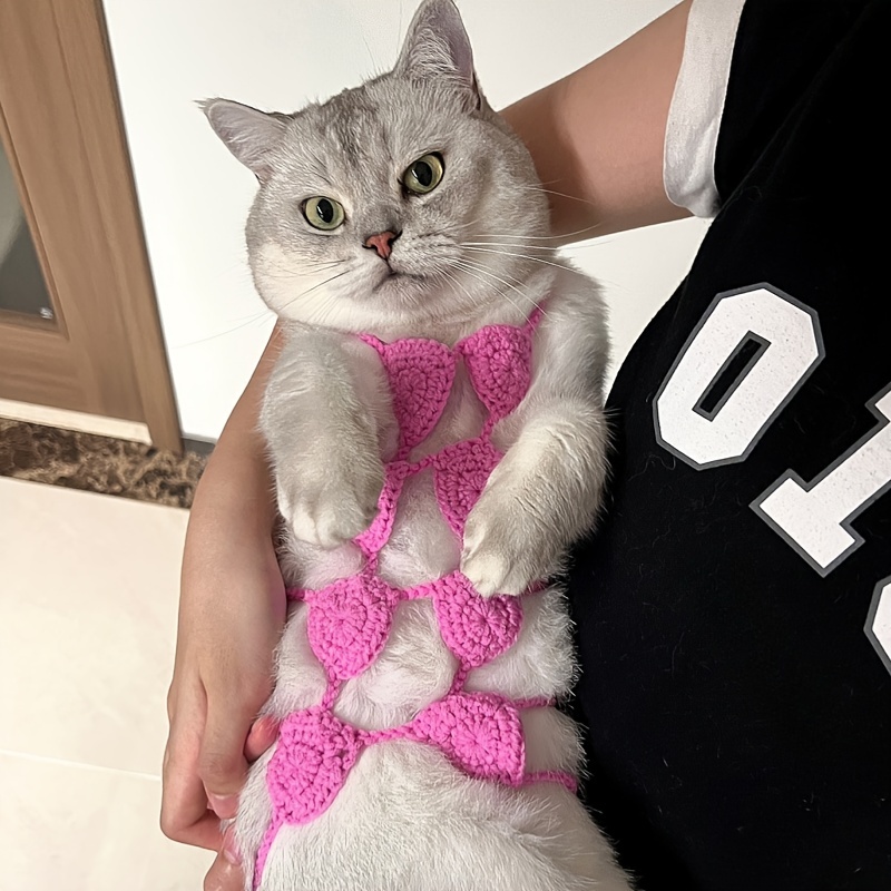 1pc Cute Cat Clothes Cosplay Cat Bikini Sexy Pet Lingerie Cat Bra