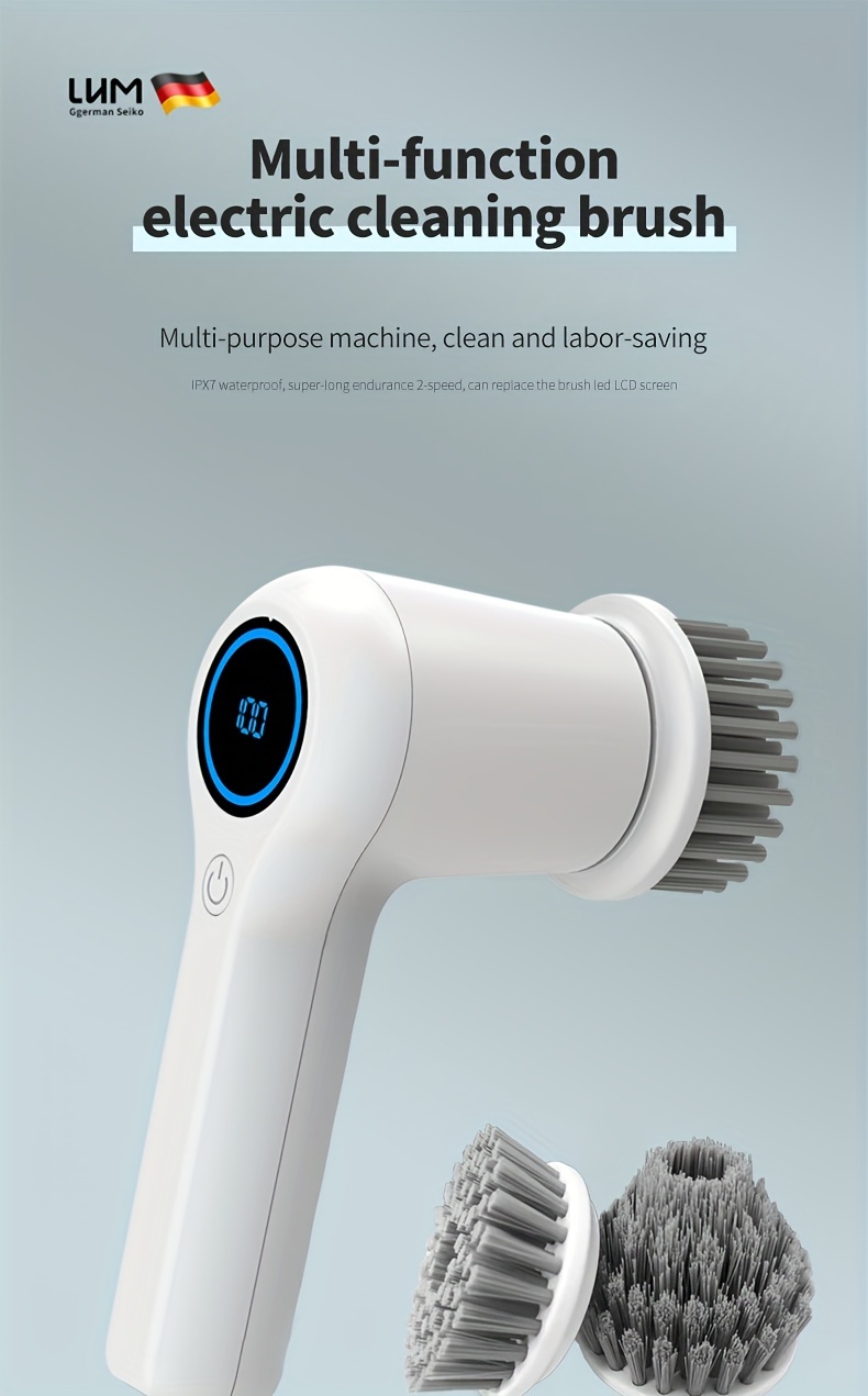 Super Multi-Functional Handheld Electric Cleaning Brush - For