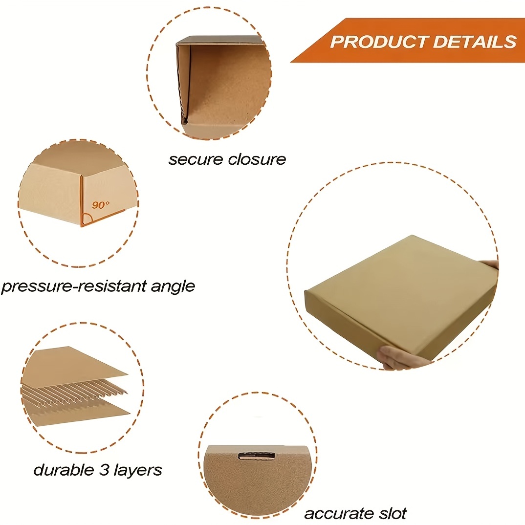 PHAREGE Paquete de 20 cajas de envío de 12 x 9 x 3 pulgadas, cajas de  regalo de camisetas de cartón marrón con tapas para envolver regalos de  mujeres