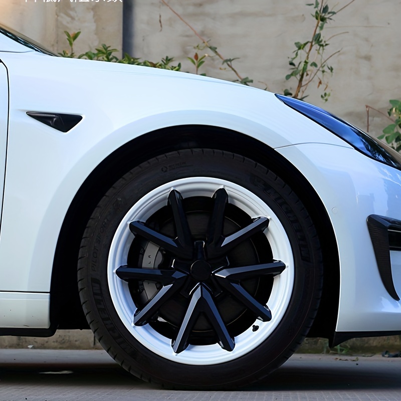4 Pièces Pour Votre Tesla Model Y 2018-2023 Enjoliveur De Roue De 19 Pouces  Couverture Complète Haute Performance Enjoliveur De Roue De Voiture