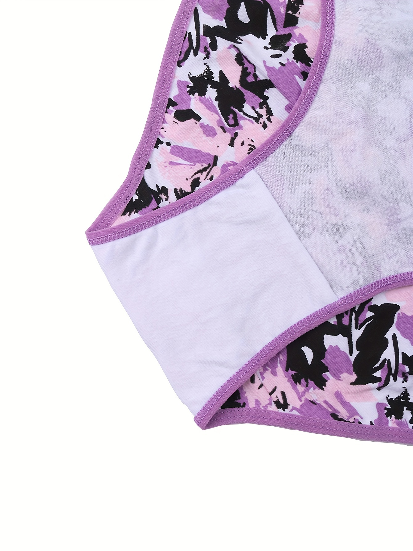 Plus Size Elegant Panties Set Women's Plus Camo Print Low - Temu