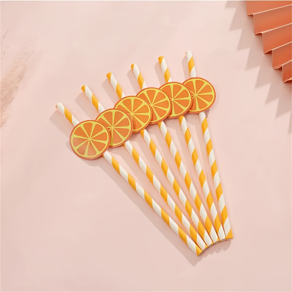 Disposable Biodegradable Small Bee Paper Straws Paper Straw - Temu