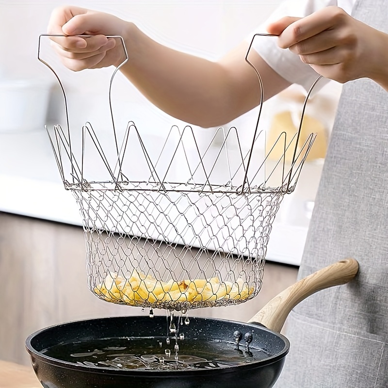 Foldable Steam Rinse Strainer