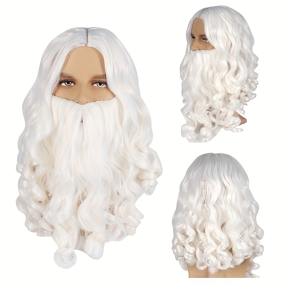 White wig 2025 with beard