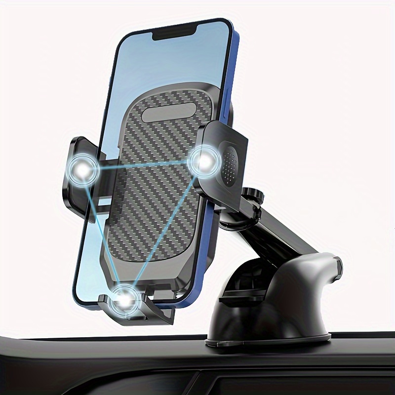 Universal Dashboard Curved Phone Car Suction Cup Mount - Temu