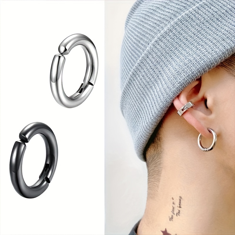 Stylish Stainless Steel Ear Clip for Men