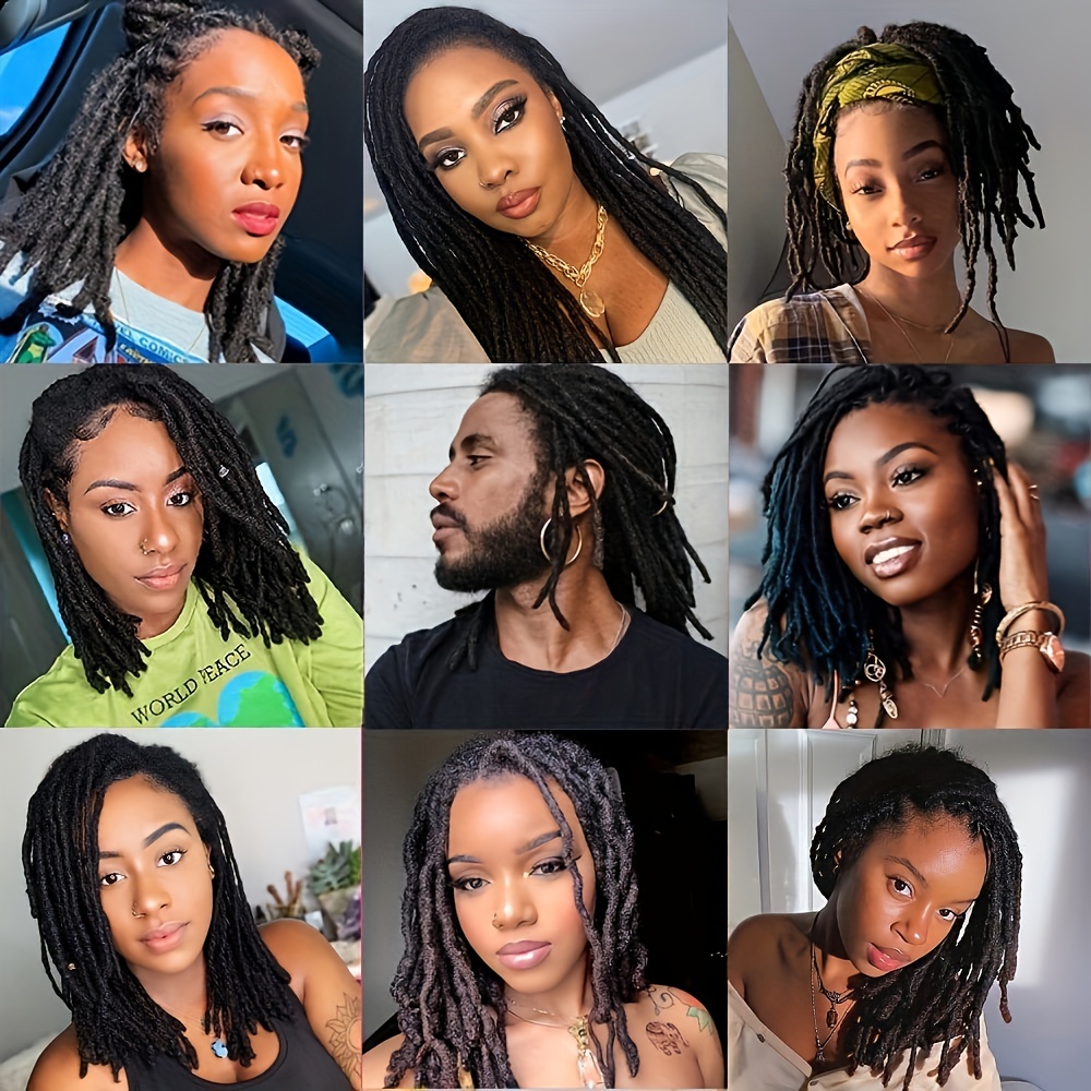 6 Inch Synthetic Loc Extensions 10 Strands Full Synthetic Dreadlock Extensions
