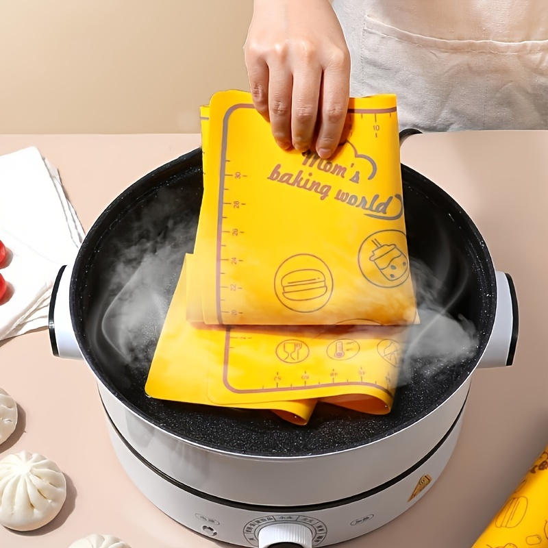 Silicone Kneading Pad Non-Stick Surface Rolling Dough Mat With Scale  Kitchen Cooking Pastry Sheet Oven