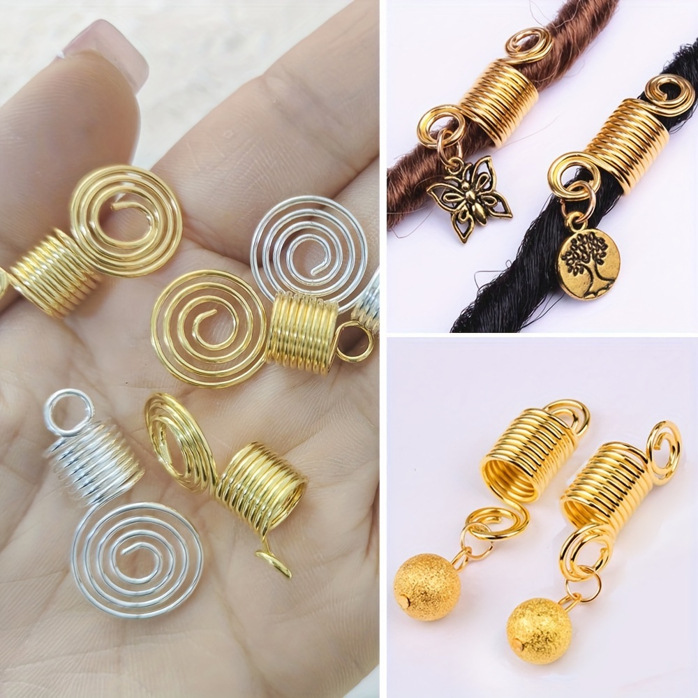 9Pcs Butterfly Spiral Loc Jewelry,Gold Butterfly Charms Hair  Jewelry for Braids,Butterfly Braid Accessories Hair Cuffs,Hair Coils Rings  for Braids,Hair Clip Decoration : Beauty & Personal Care