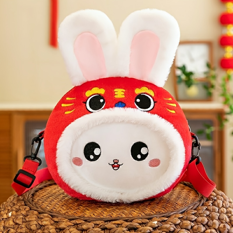 Children's Messenger Bag Cartoon Cute Rabbit Crossbody Bag For Girls  Kindergarten Pu Shoulder Bag Coin Purse Waterproof Satchel Bag - Temu