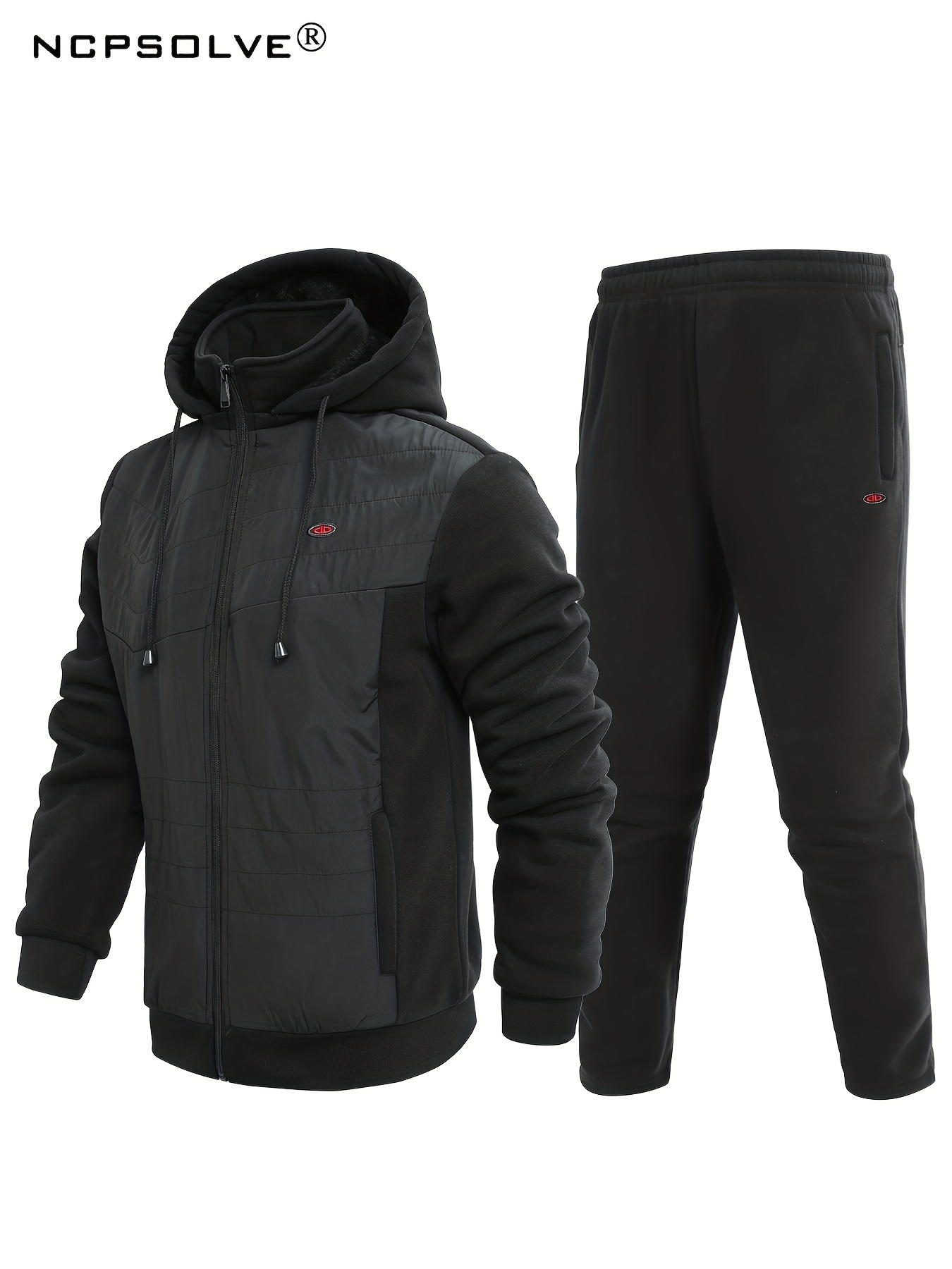 Men's Thermal Suit: Stay Warm & Fit in Style with Fleece Fitness Clothing!