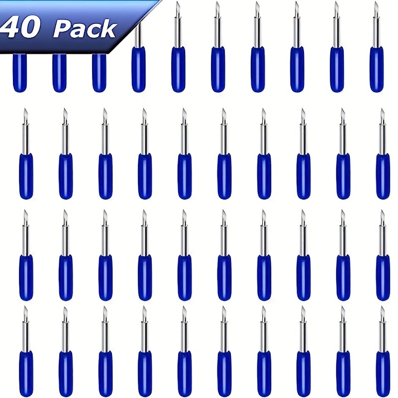 30PCS Fine Point Blades,STREWEEK Cutting Blades for Cricut Explore Air  2/Air 3/ Maker 3 Expression, Including 5PCS 30°Shallow Blades, 20PCS