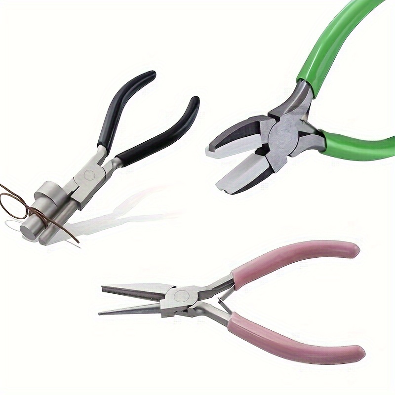Jewelry Pliers Tool Set With Needle Nose Pliers/chain Nose - Temu
