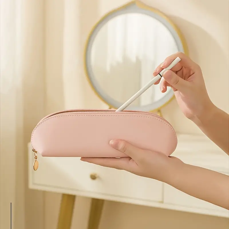 travel makeup clutch bag zipper versatile cosmetic bag portable toiletry wash bag details 4