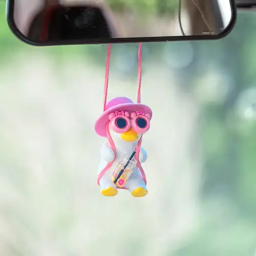 MINI-FACTORY Car Mirror Hanging Accessories Rearview Mirror Hanging  Decoration Pink Dream Catcher Decor for Car / Home / Office