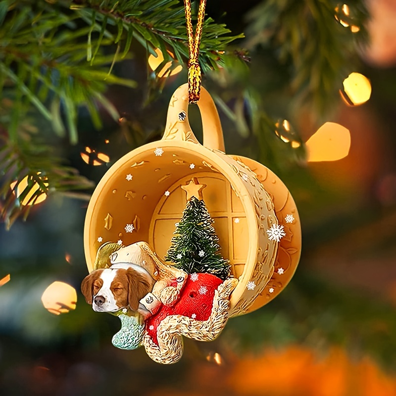 1 Stück Weihnachtlicher Lustiger Dackel-Hund-Auto-Ornament-Anhänger,  Flacher Acryl-Innenraum-Anhänger, Hängende Weihnachtsdekoration - Temu  Austria
