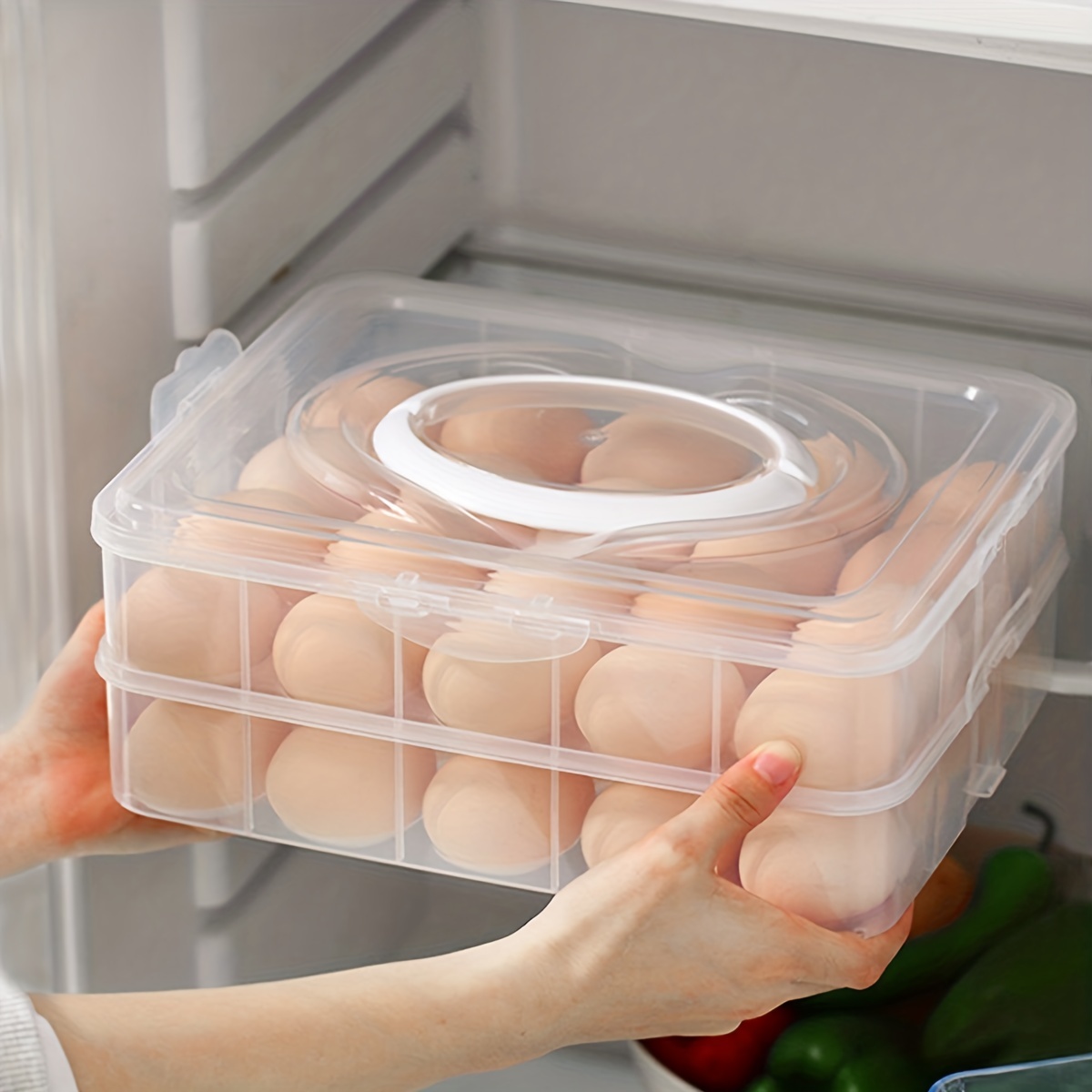 2 Refrigerator With 40 layer Egg Container Refrigerator Home - Temu