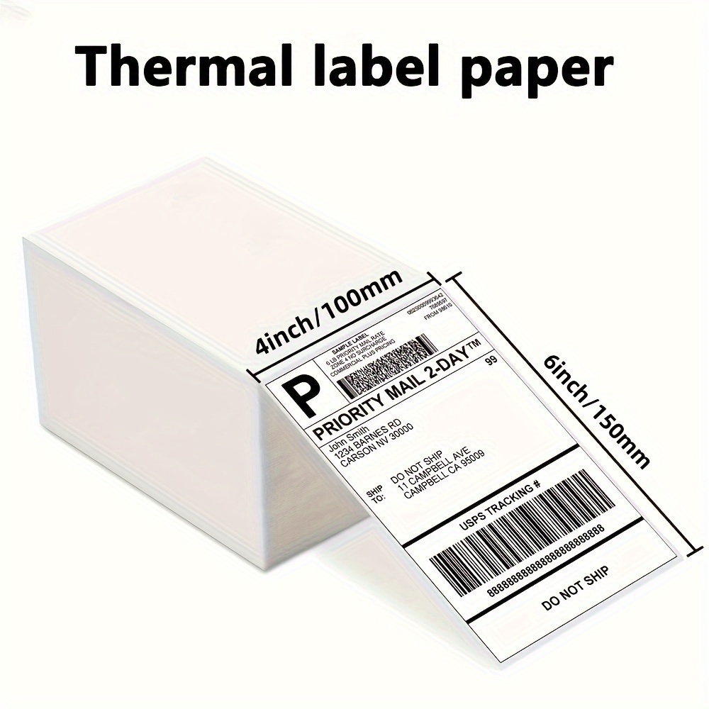 Imprimante thermique d'étiquette de code à barres d'autocollant  d'expédition de 16mm ~ de 82mm
