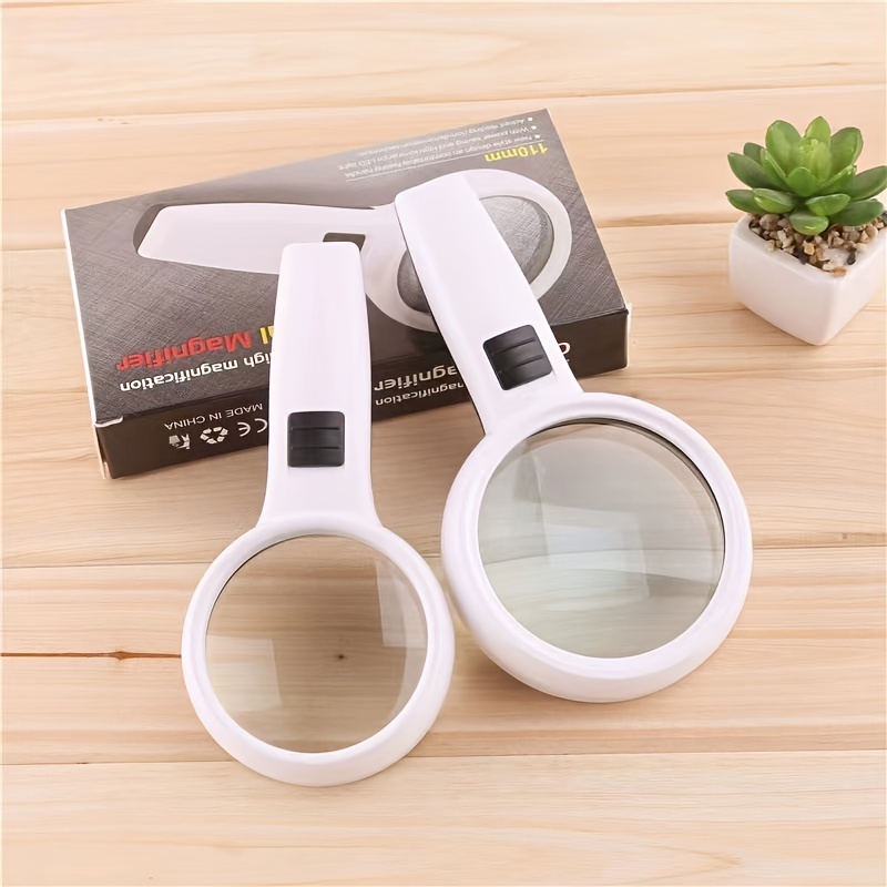 30x High Definition LED Magnifier Reading Glasses