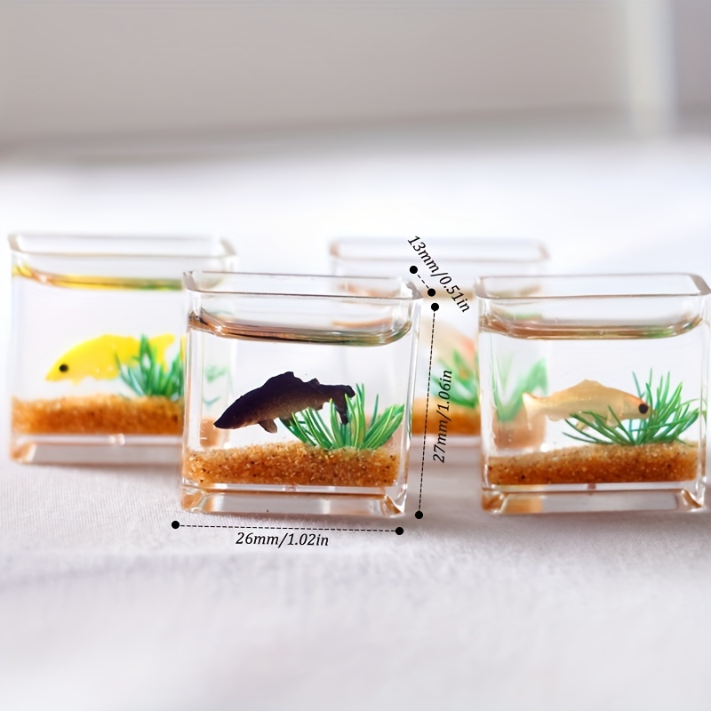 Miniature Aquarium/doll House Aquarium/dollhouse Fish Bowl/mini