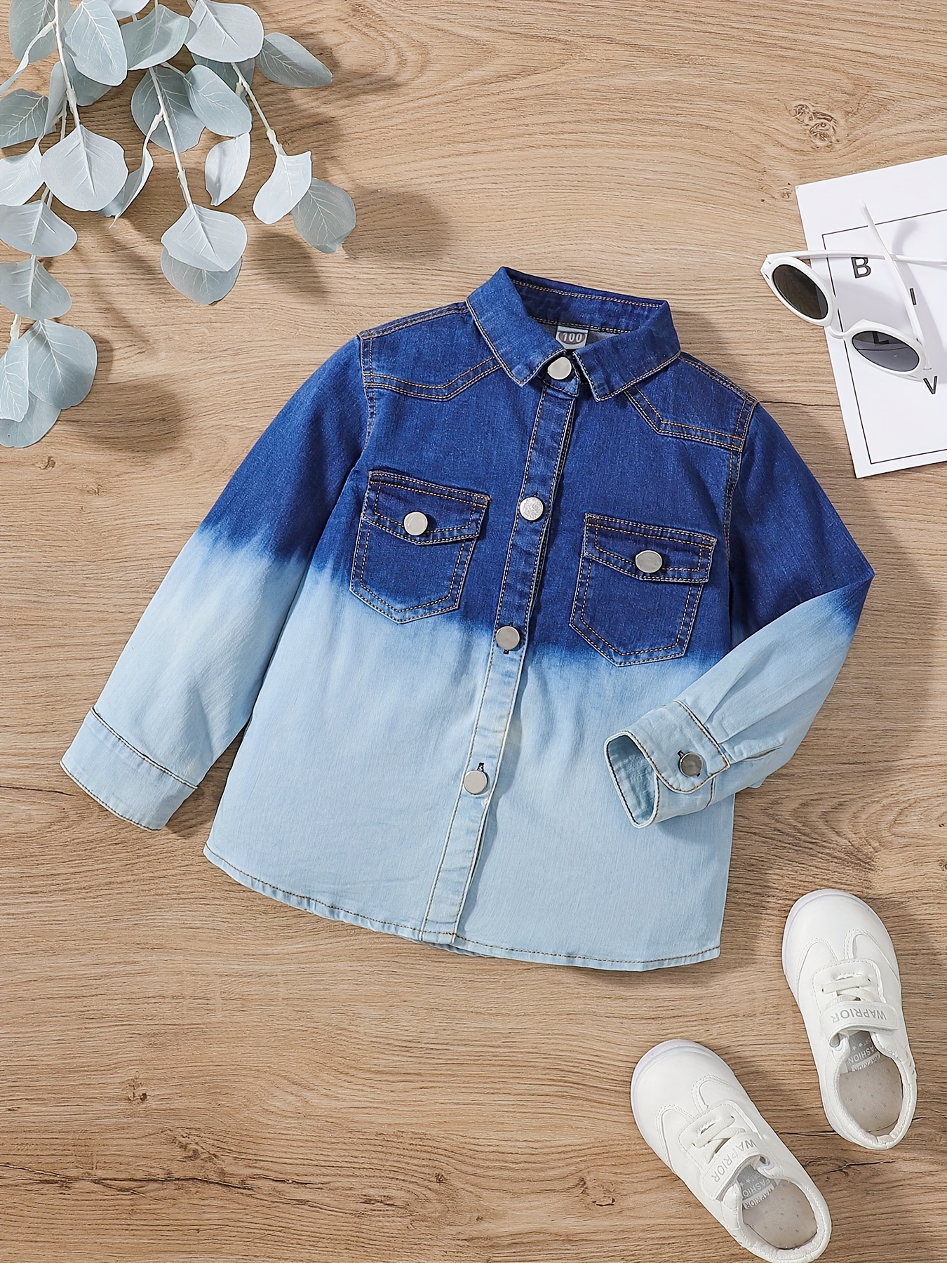 Gradient Denim Jacket