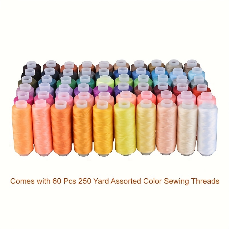 CiaraQ Sewing Thread 30 Colors 250 Yards Polyester Each Thread Spools for Sewing