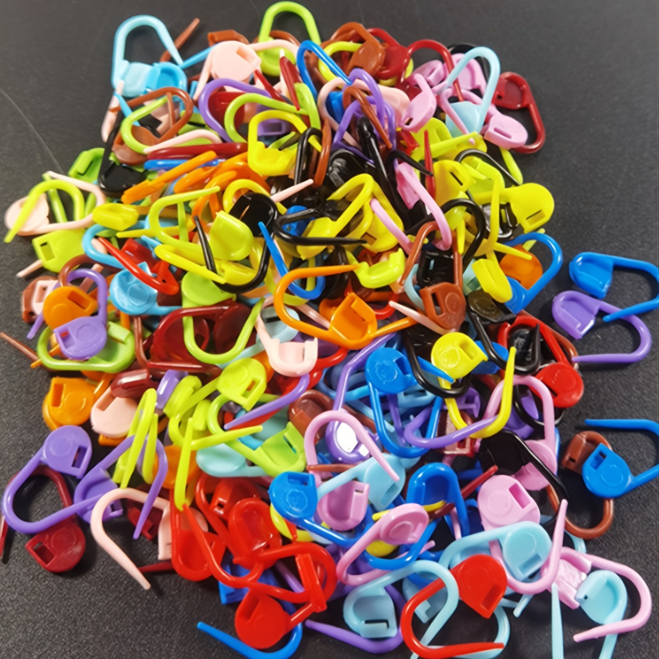 100pcs Marker Buckle Mixed Color Locking Stitch - Temu