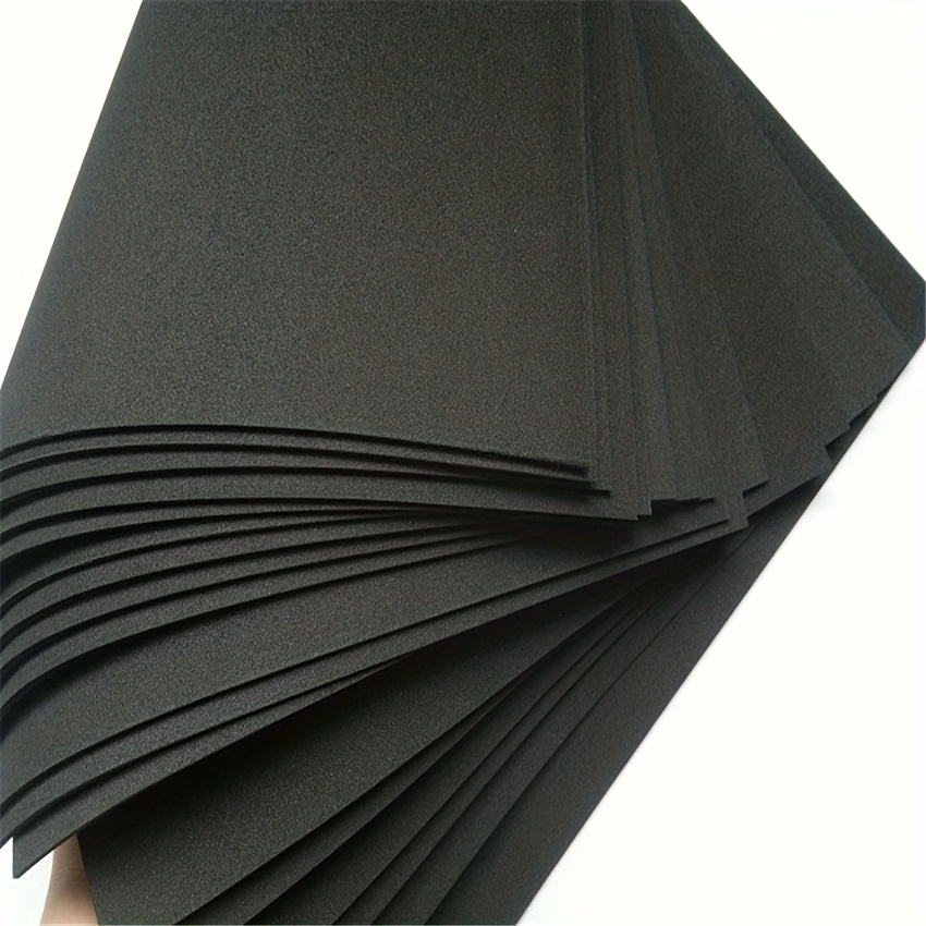 4Pcs 12x12 Rubber Adhesive Pads Closed Cell Foam Sheet Neoprene