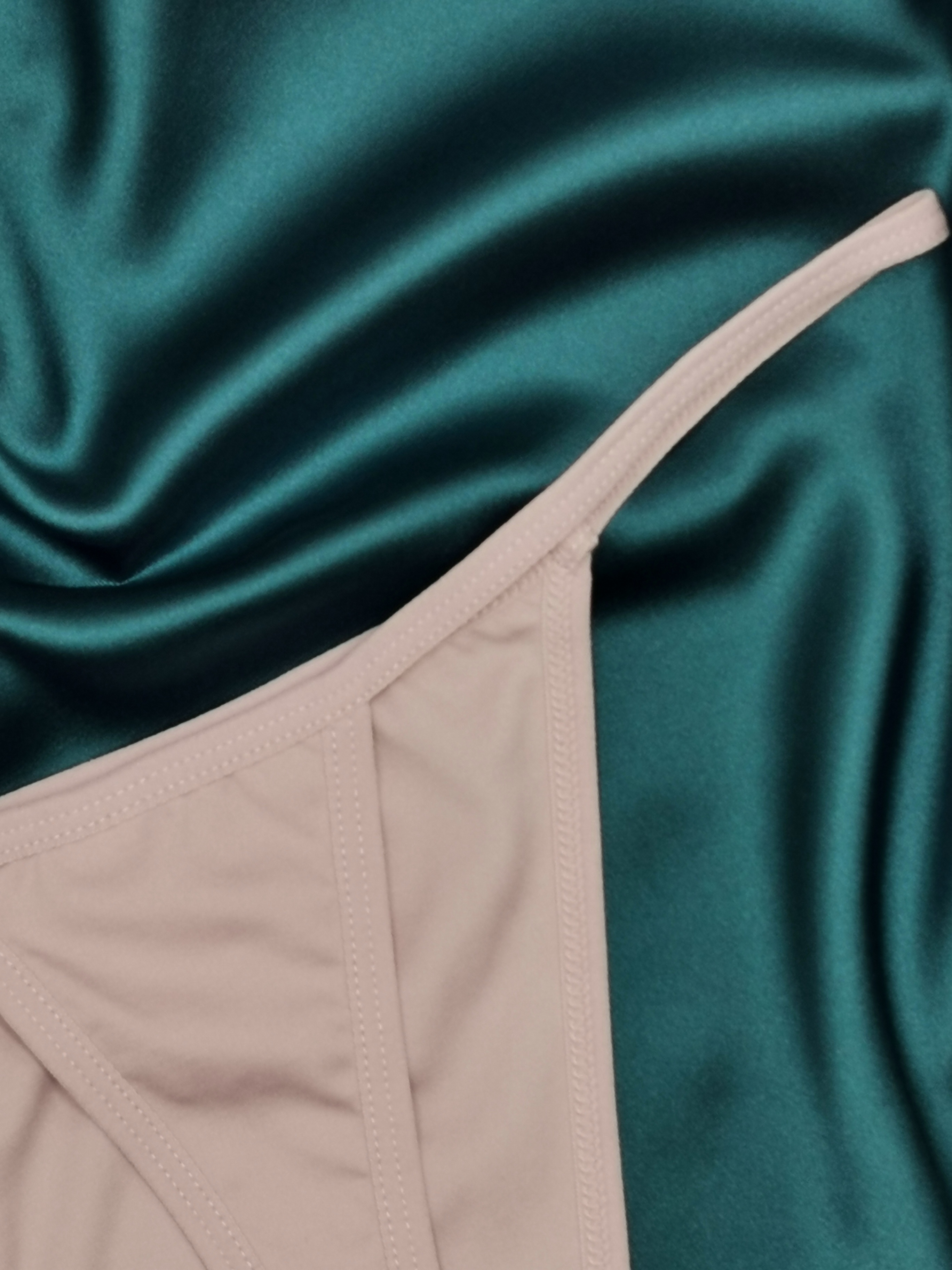 Solid Silk Jersey Bikini Style Panties Tanga Style Underwear in Your Choice  of Colors 