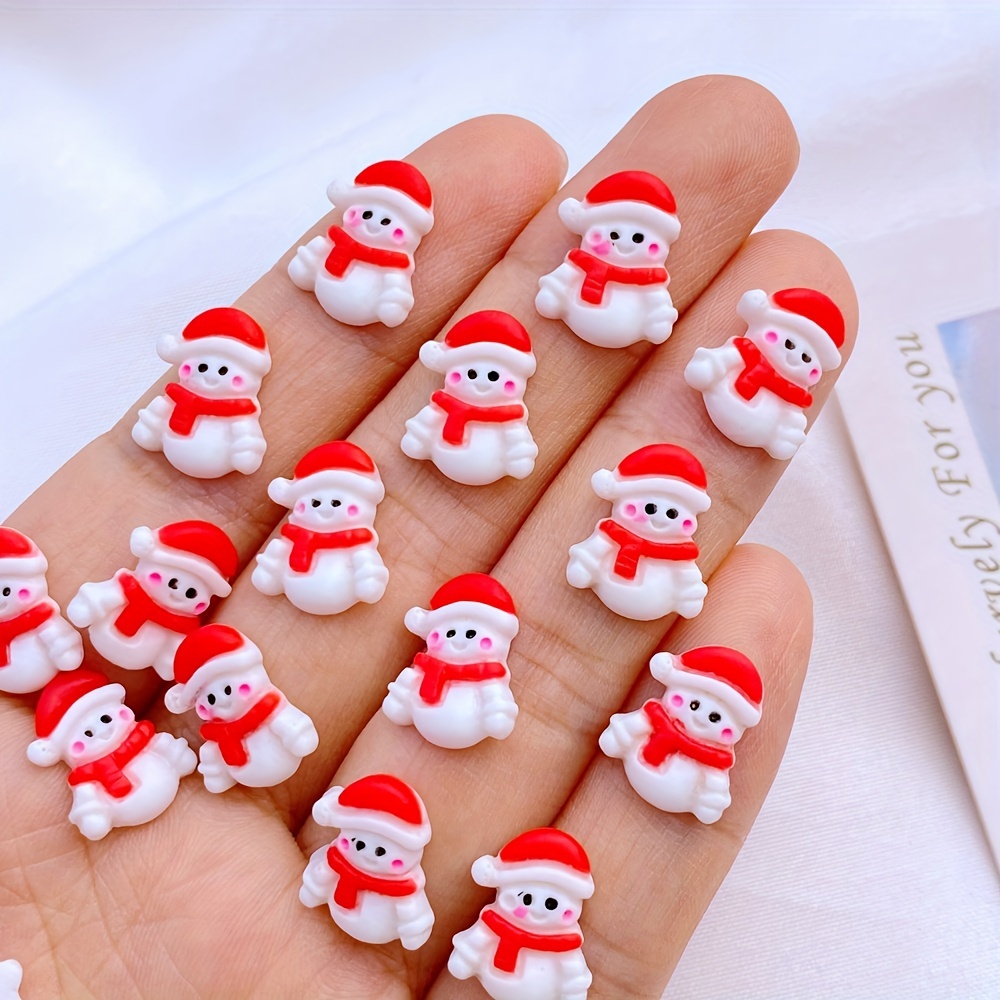 30pcs Resin Cute Bear Nail Art Charms,3D Colorful Mini Bear Nail Art  Rhinestones For DIY Nail Art Decoration