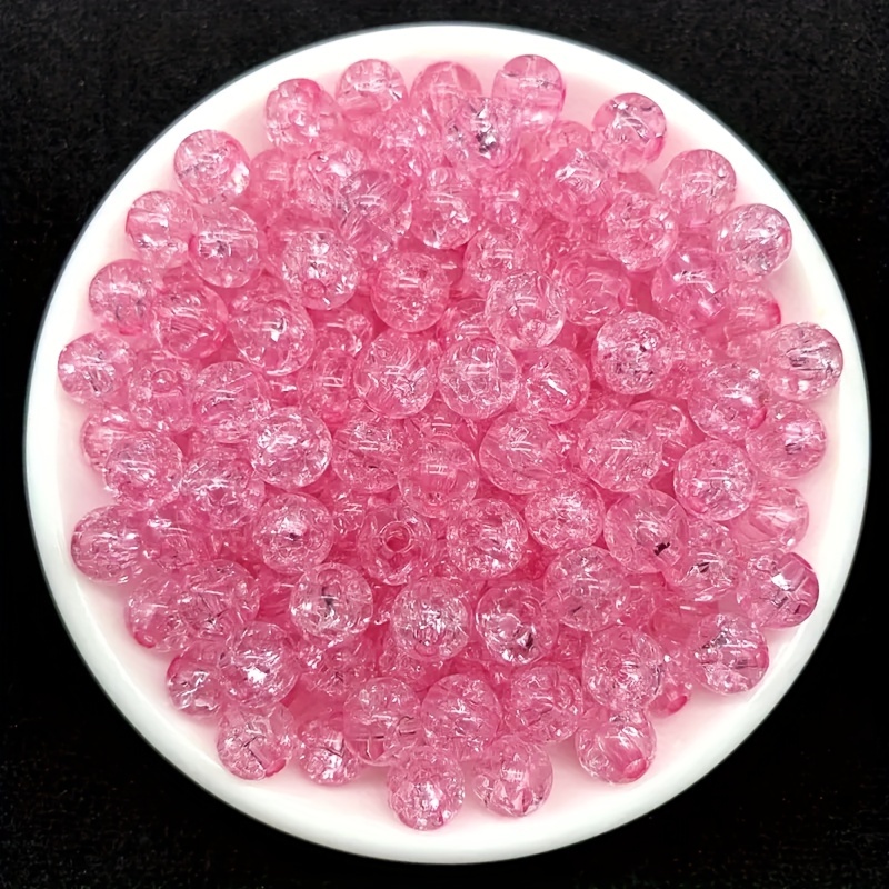 Bag Cracked Beads Acrylic Loose Spacer Beads For Jewelry - Temu