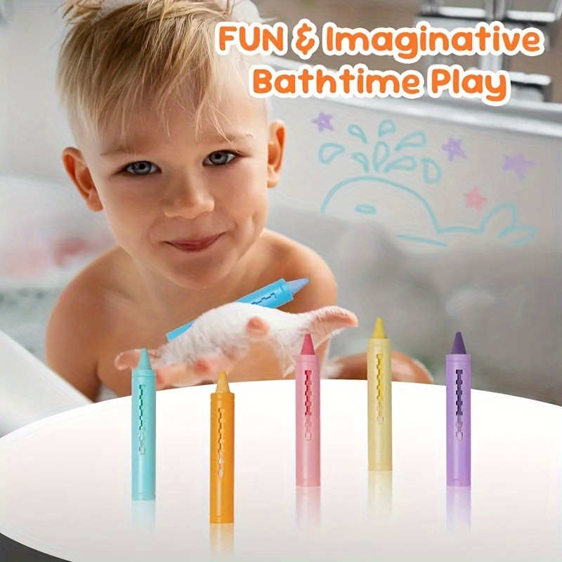 16pcs Bath Crayons Set Bathtub Crayons Washable Easy Clean