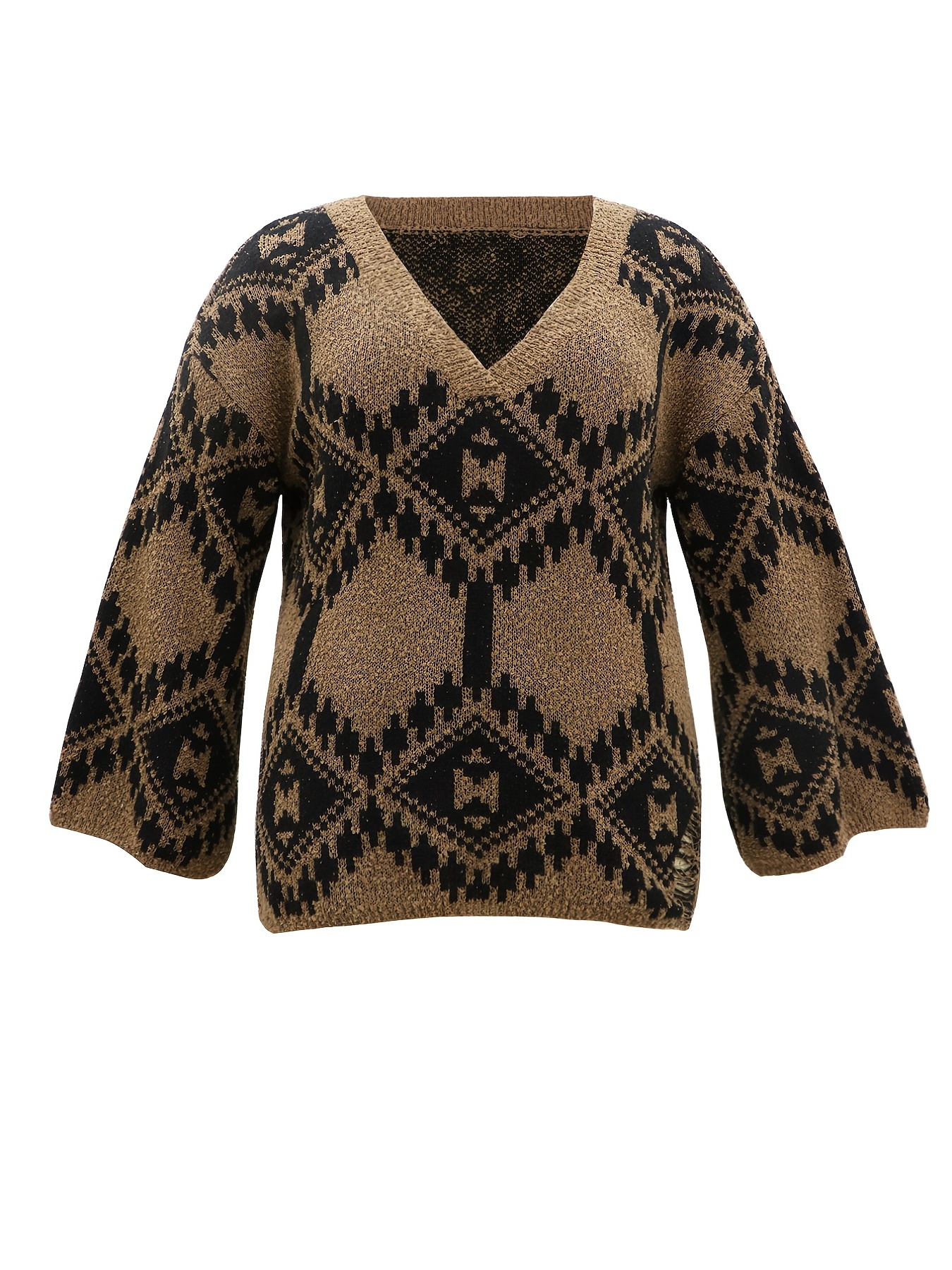 Plus size 2024 boho sweaters