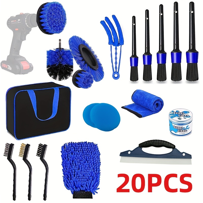 20pcs Car Washing Tool Set, Car Cleaner