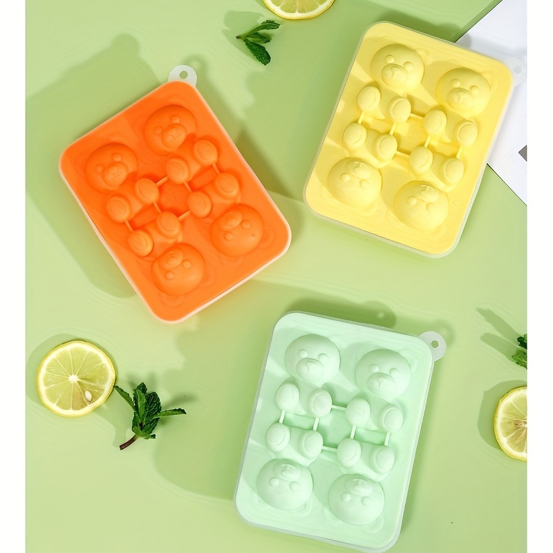 Kitchen Guard Silicone Ice Cube Tray with Lid and Storage Box, Small Ice Cube Trays for Freezer, Easy-Release Ice Molds, Perfect for Cold Drinks; Ice Cube Trays