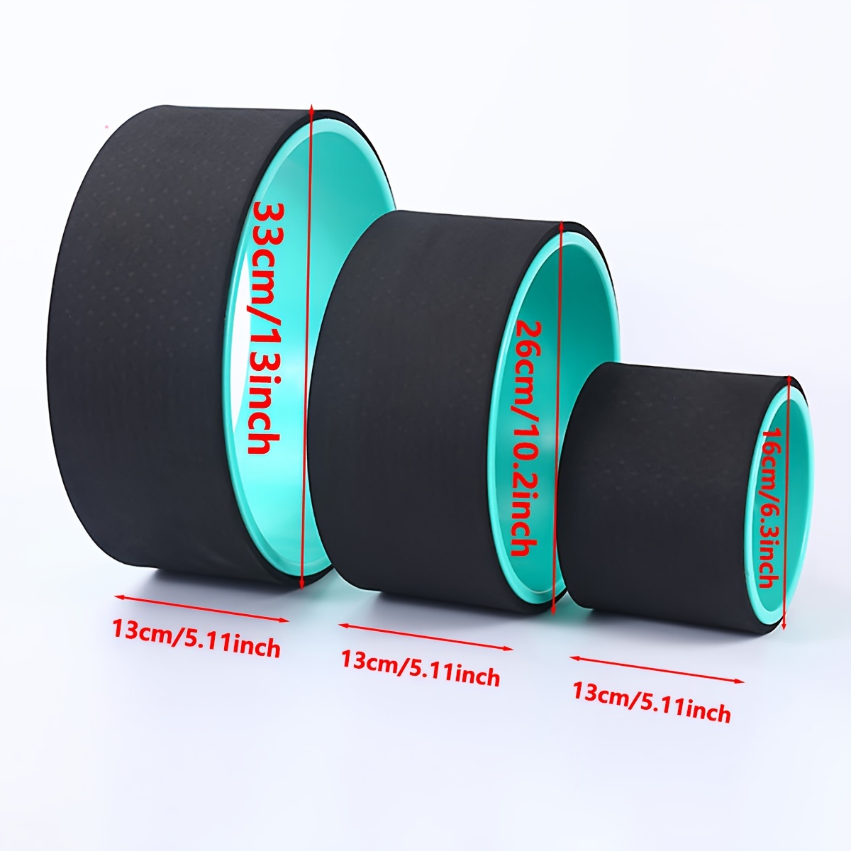 Buy REEHUT Yoga Wheel Relaxing Back and Relieves Pain Multi-Size  Combination for Yoga Advanced Stretching Exercise Back Bending Flexibility  Online at desertcartINDIA