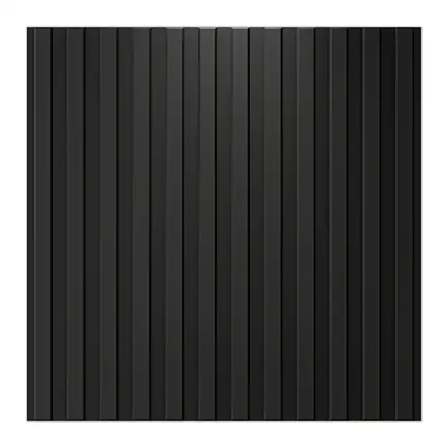 Panel perforado perforado 48x48 cm patrón 3D Estante de pared modular baño,  dormitorio Valchrom negro -  México