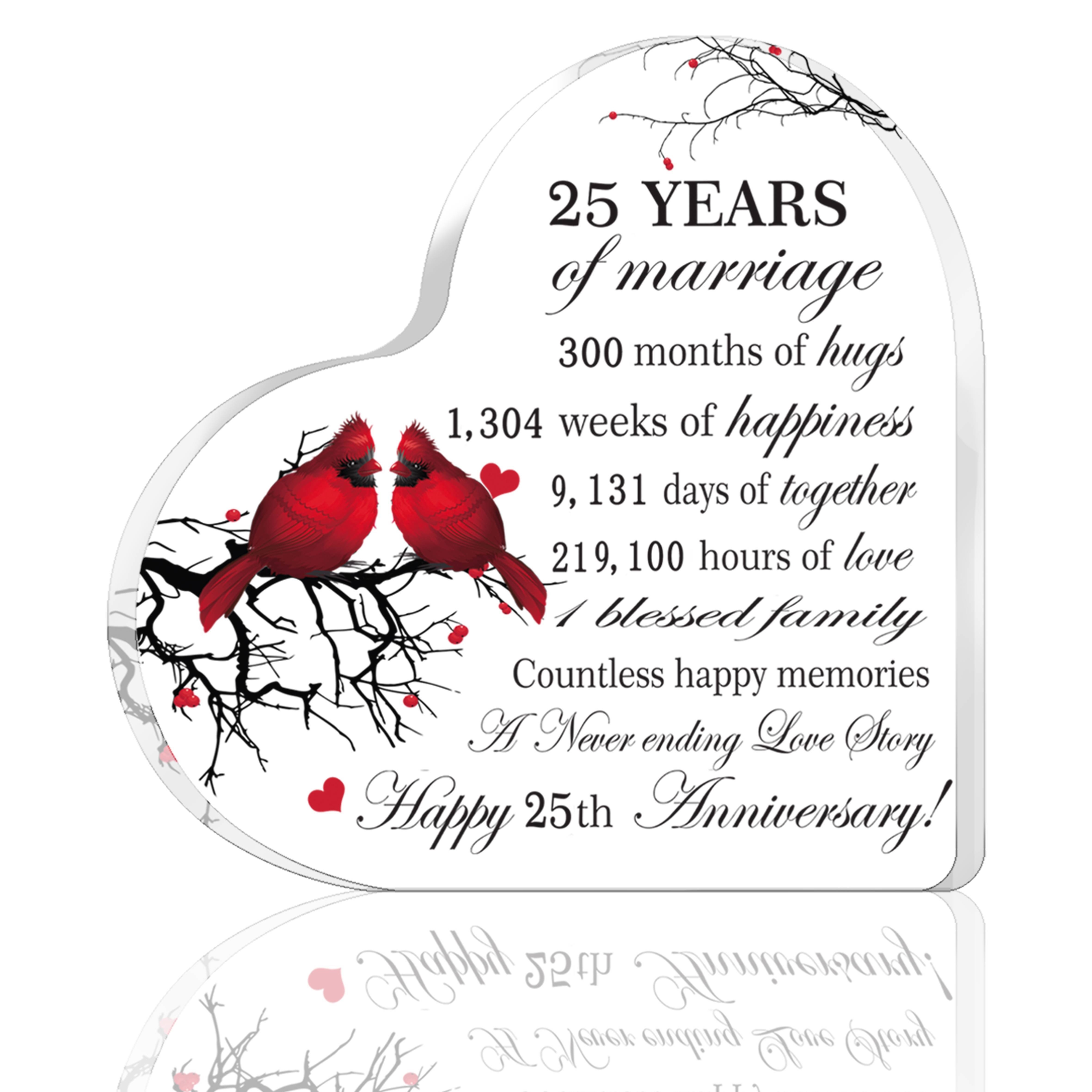 Acrylic 10/20/30/40 Years Of Marriage Anniversary Gifts For Couple Happy  Anniversary Weddingclear Heart Shaped Christmas Gifts Keepsake Wedding  Decoration For Women Man Mom Dad Parents - Temu Republic of Korea