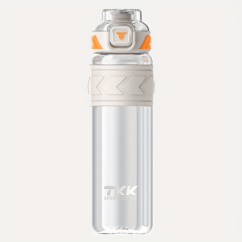 Tkk Large Capacity Sports Water Bottle With Straw Leakproof - Temu