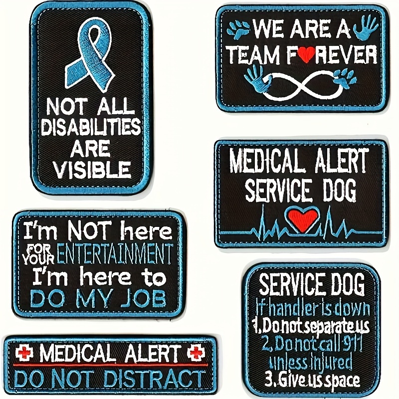 Cheap Service Dog DO NOT Pet Patch THERAPY DOG DISTRACT Medical