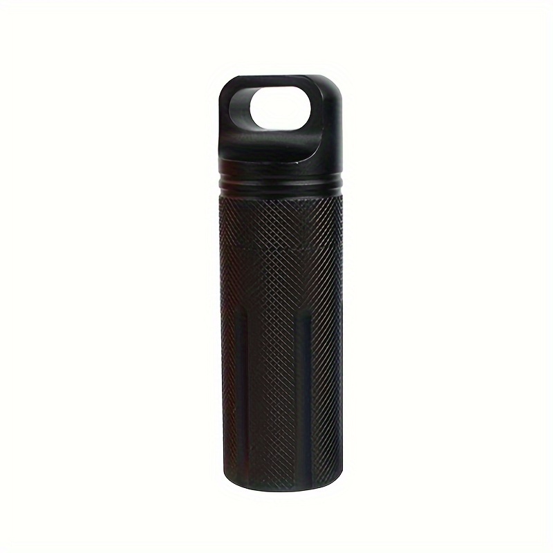 Aluminum Alloy Waterproof Pill Container Bottle Portable - Temu