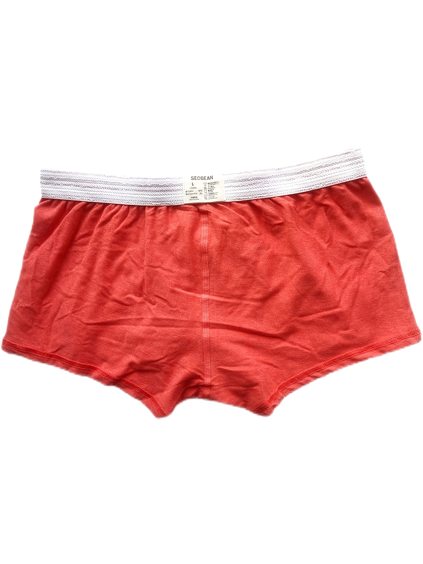 Men's Boxer Briefs Solid Color Slim Fit Arrow Pants Summer - Temu