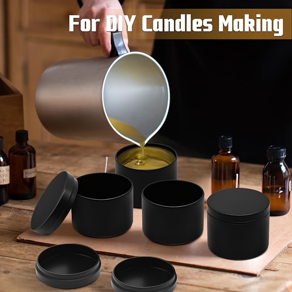 12pcs Premium Matte Black Candle Jars, 4/8oz Original Candle Jars With  Lids, Bulk Candle Jars, Large Candle Jars, Small Candle Jars, Black Candle  Jars For Candles - Arts, Crafts & Sewing - Temu