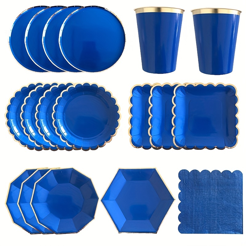 Conjunto 30 Piezas Platos Plástico Desechables Platos - Temu