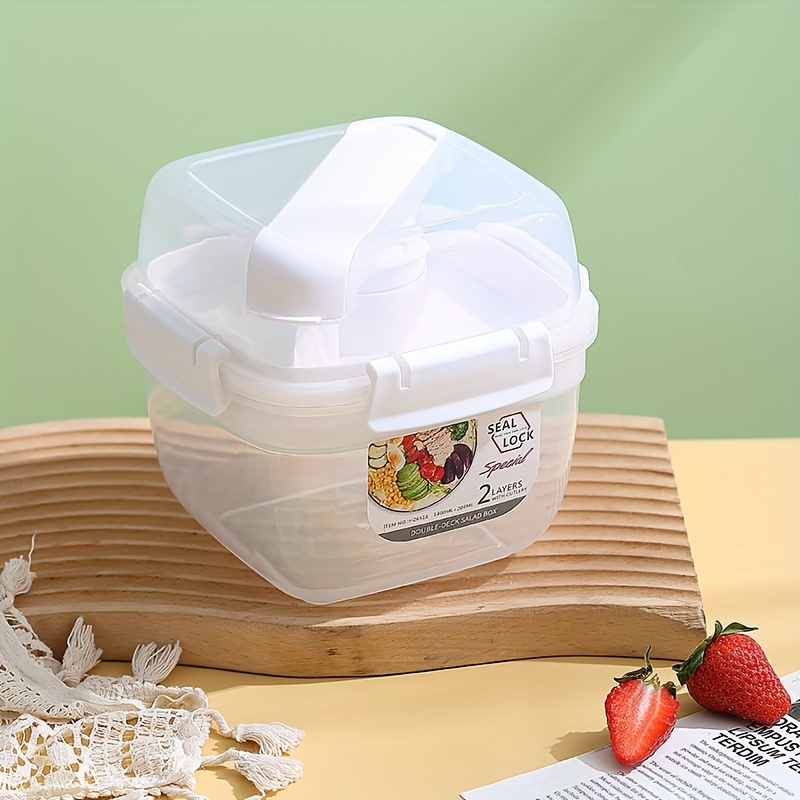 Food Storage Container Multifunctional Salad Container Portable