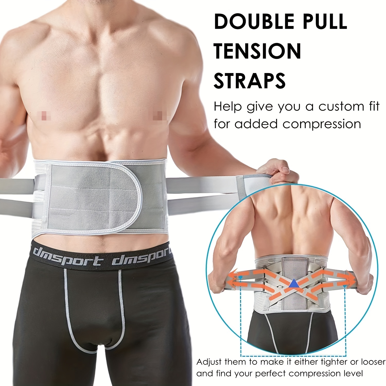  Back Brace for Lower Back Pain - Relief Sciatica - Lumbar  Support Belt for Lifting for Men and Women (XXL) : Health & Household