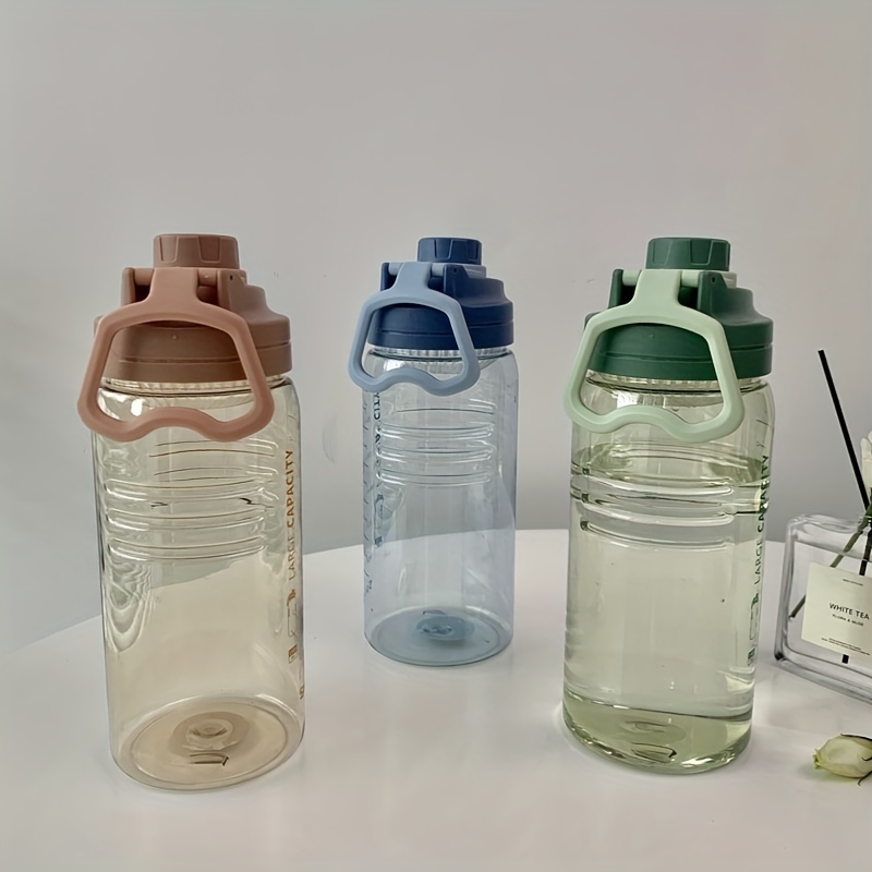 1500ml Water Bottles Large Capacity Plastic Clear Sports Drink