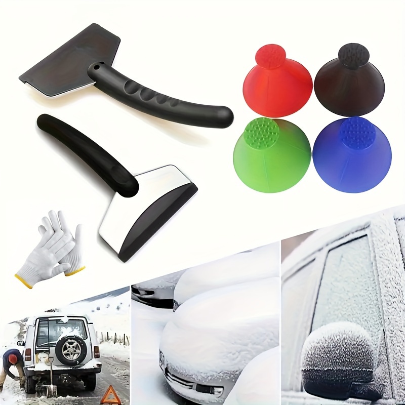 Sets Schneeräumung Eiskratzer Elektronische Werkzeuge Elektroautos  Fensterabzieher Windschutzscheibenschaber Auto Eiskratzer Schneefräse
