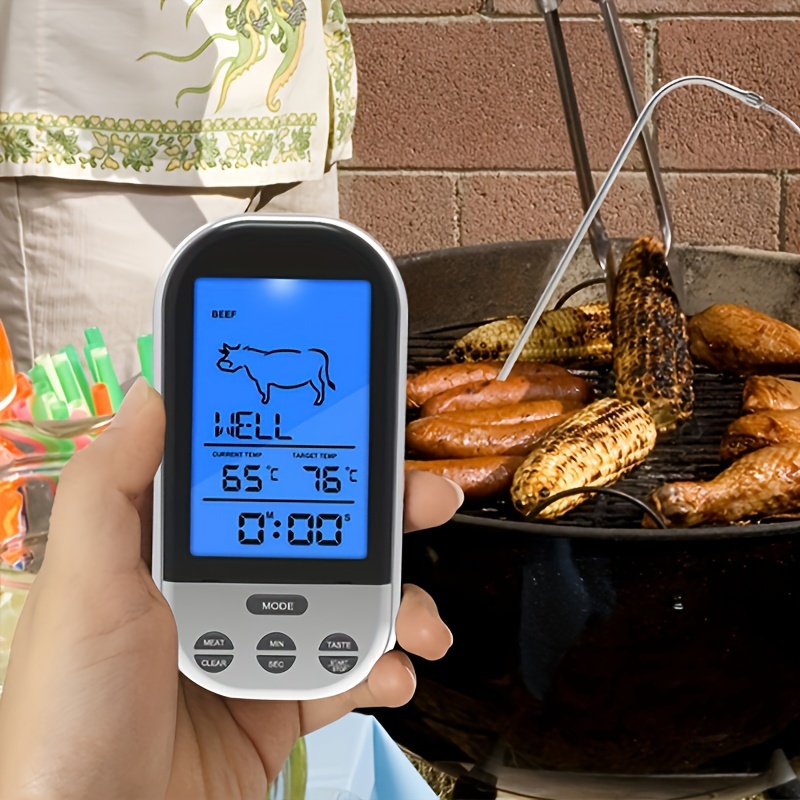 Smart Meat Thermometer, Remote Needle Thermometer For Roast Meat, Food  Thermometer, Kitchen Food Thermometer, No Battery - Temu